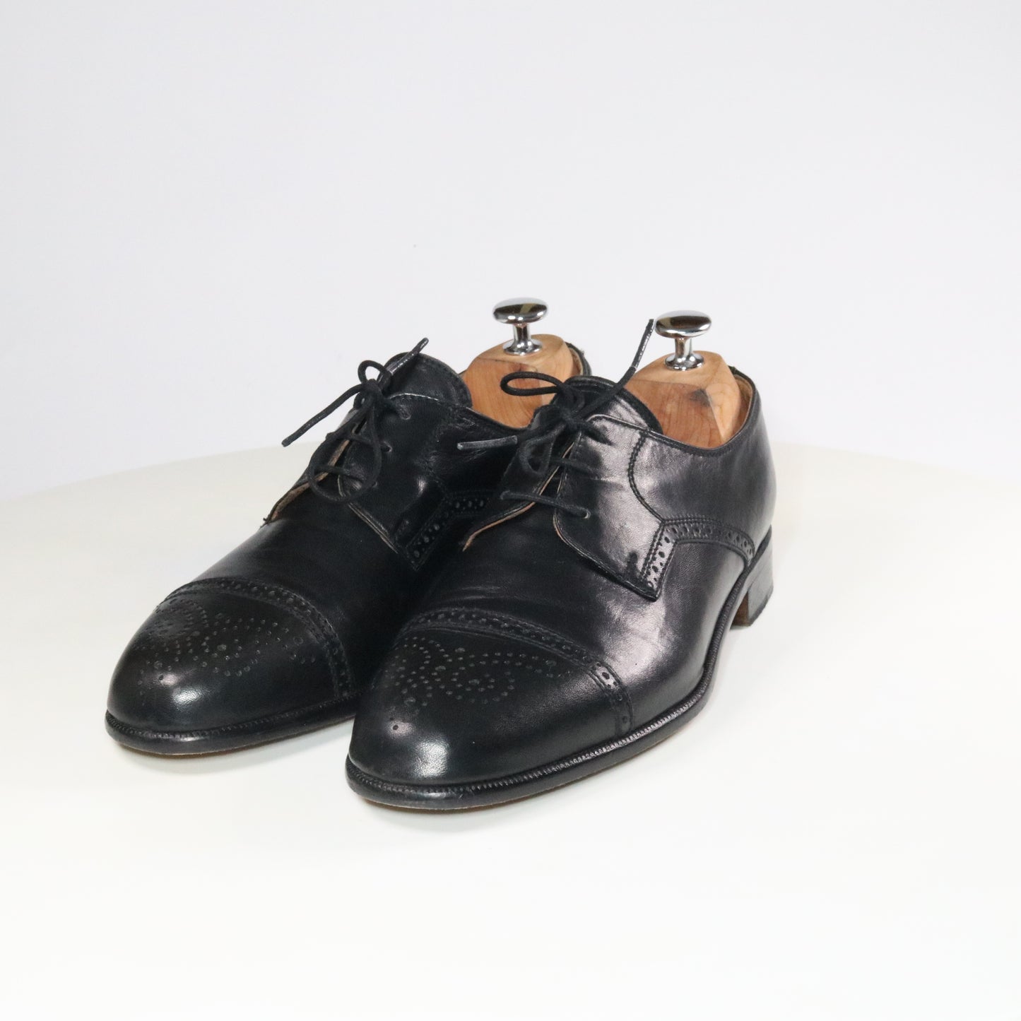 Bally Cap toe Derby Semi brogue