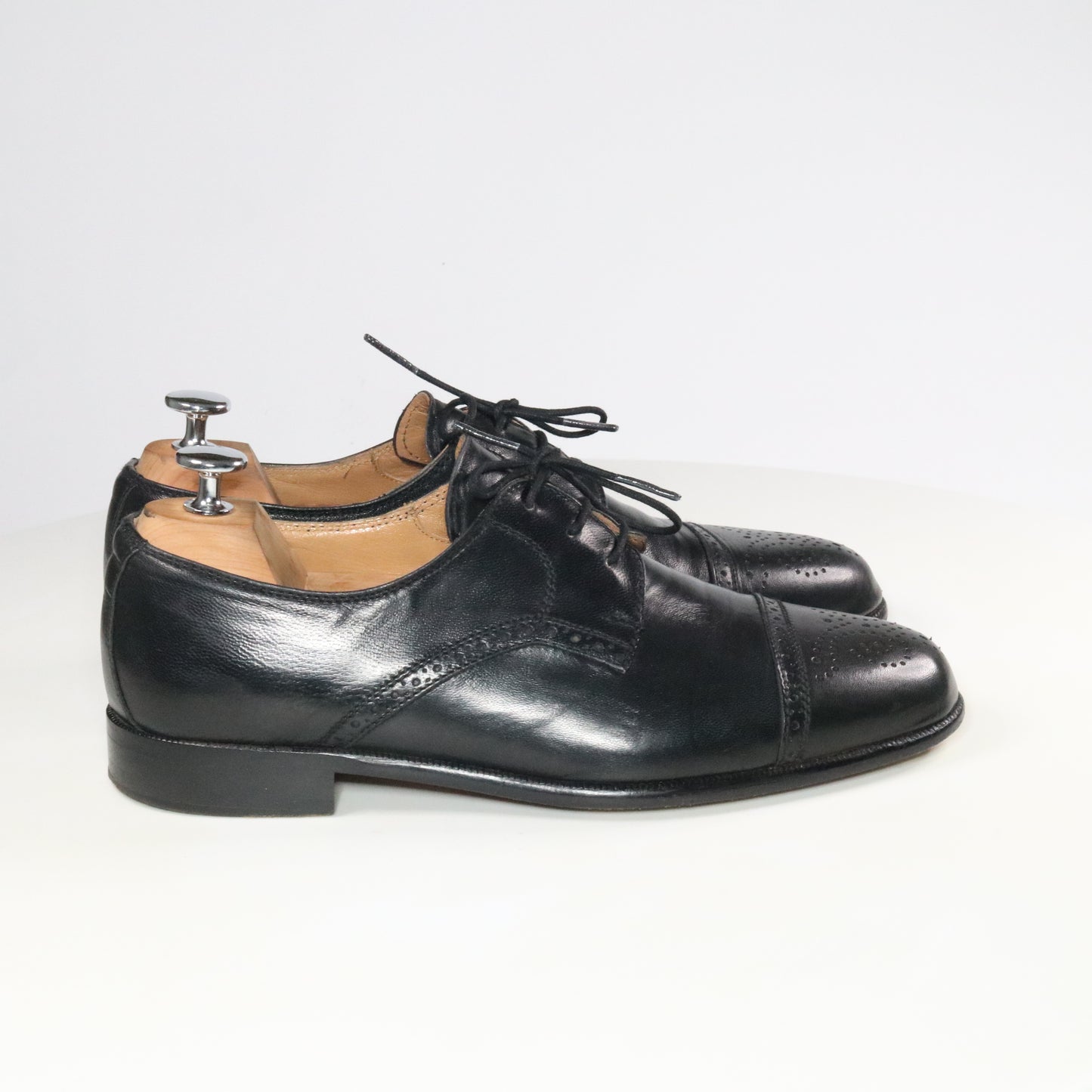 Bally Cap toe Derby Semi brogue