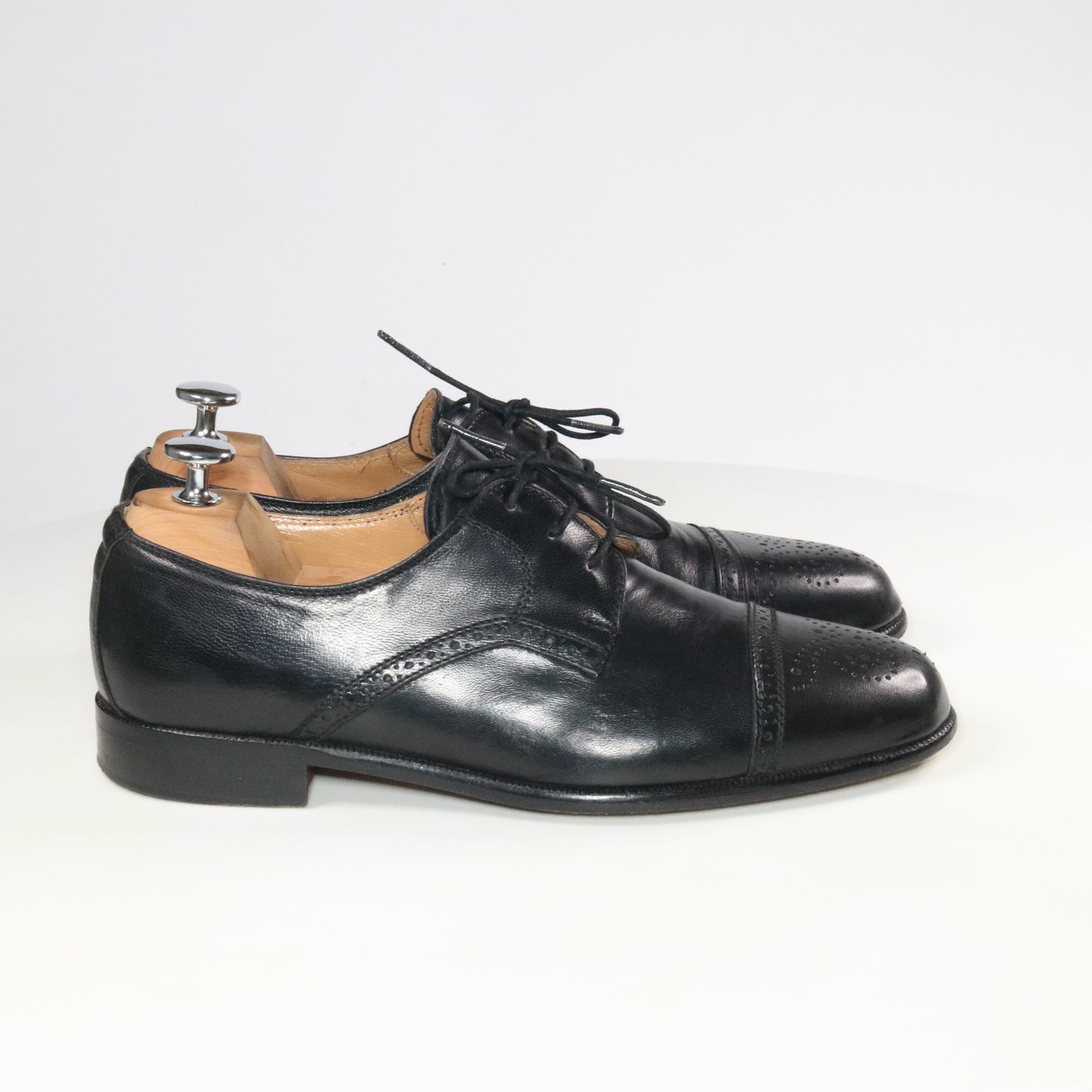 Bally Cap toe Derby Semi brogue