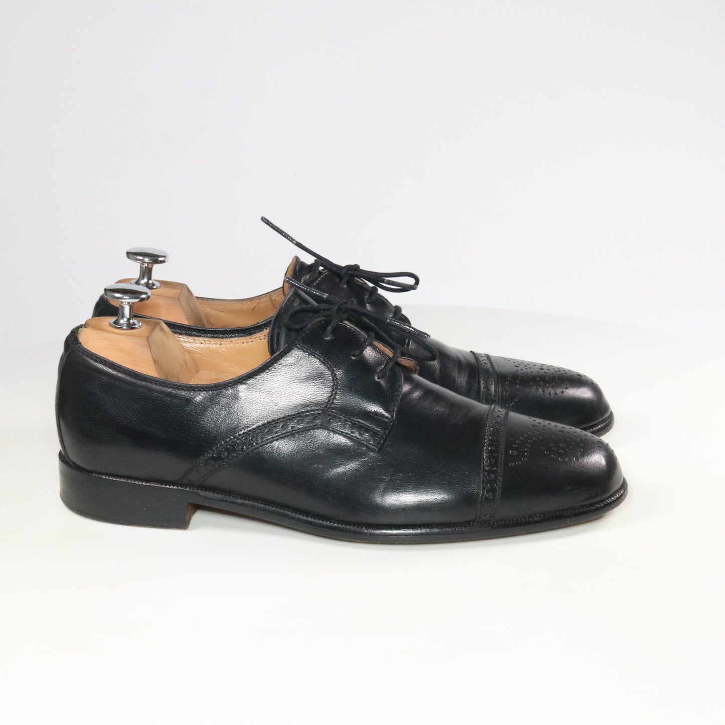 Bally Cap toe Derby Semi brogue