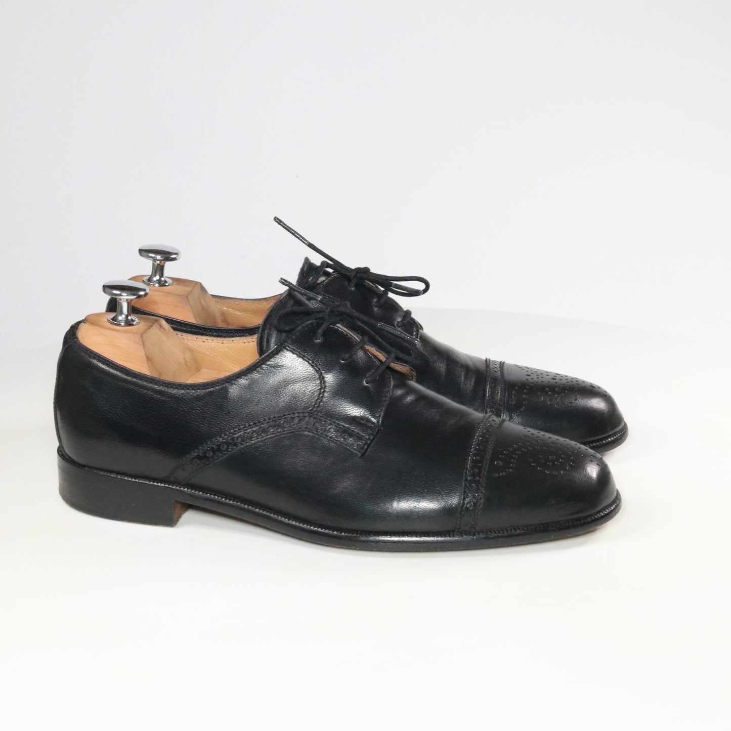 Bally Cap toe Derby Semi brogue