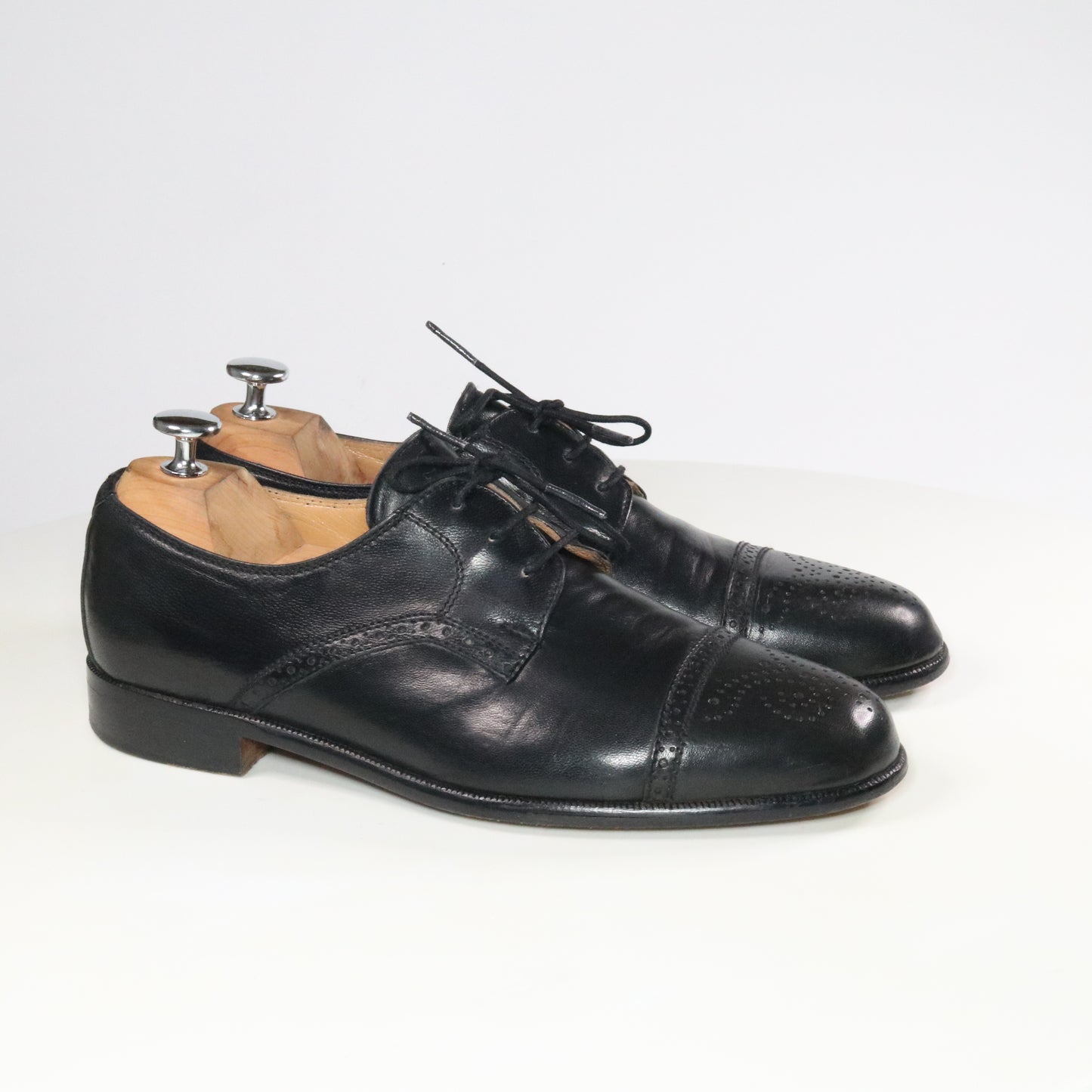 Bally Cap toe Derby Semi brogue