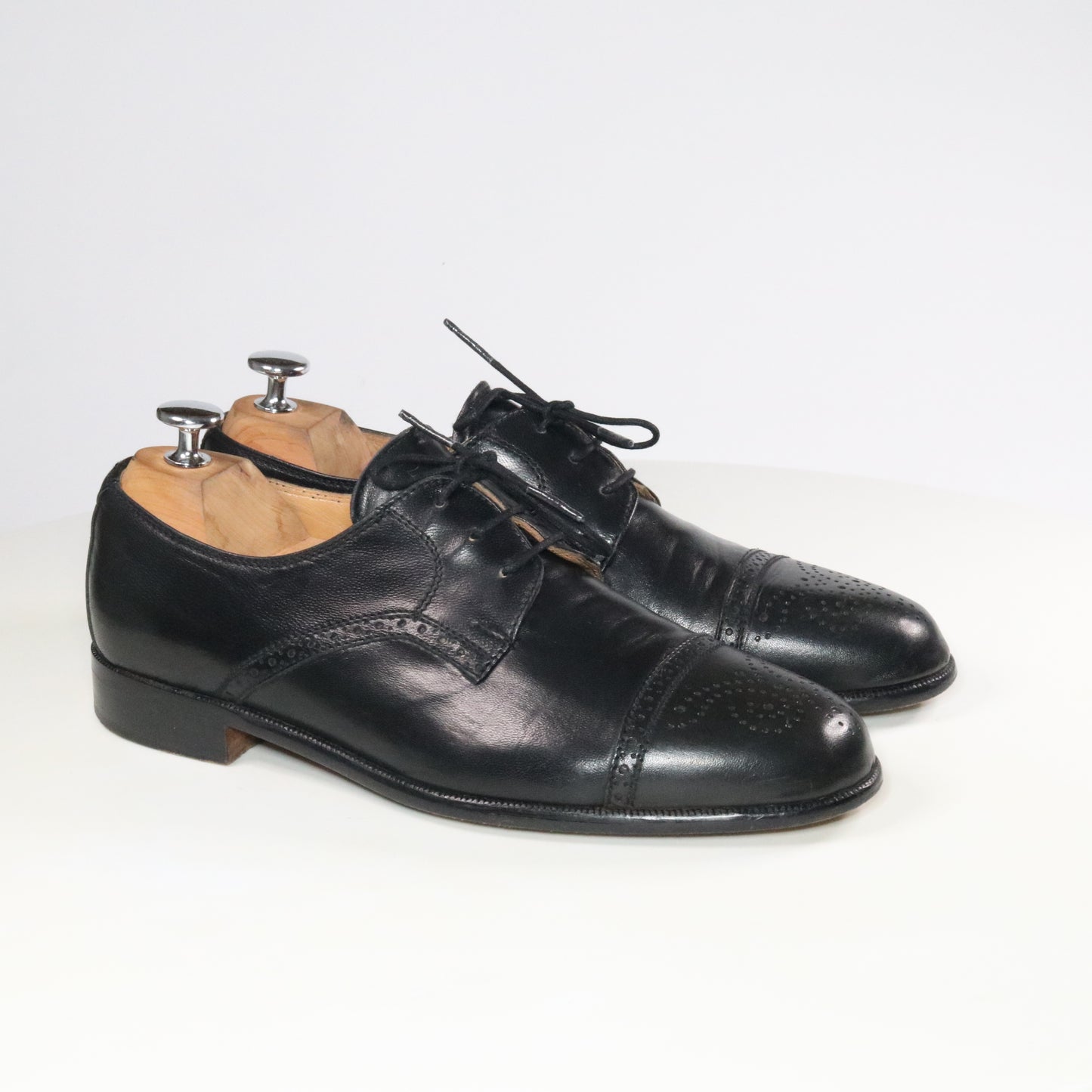 Bally Cap toe Derby Semi brogue