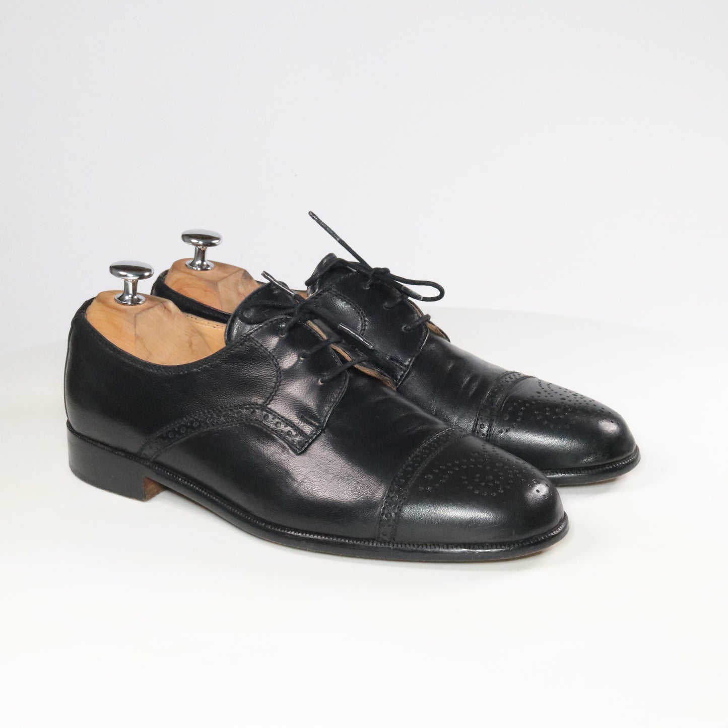 Bally Cap toe Derby Semi brogue