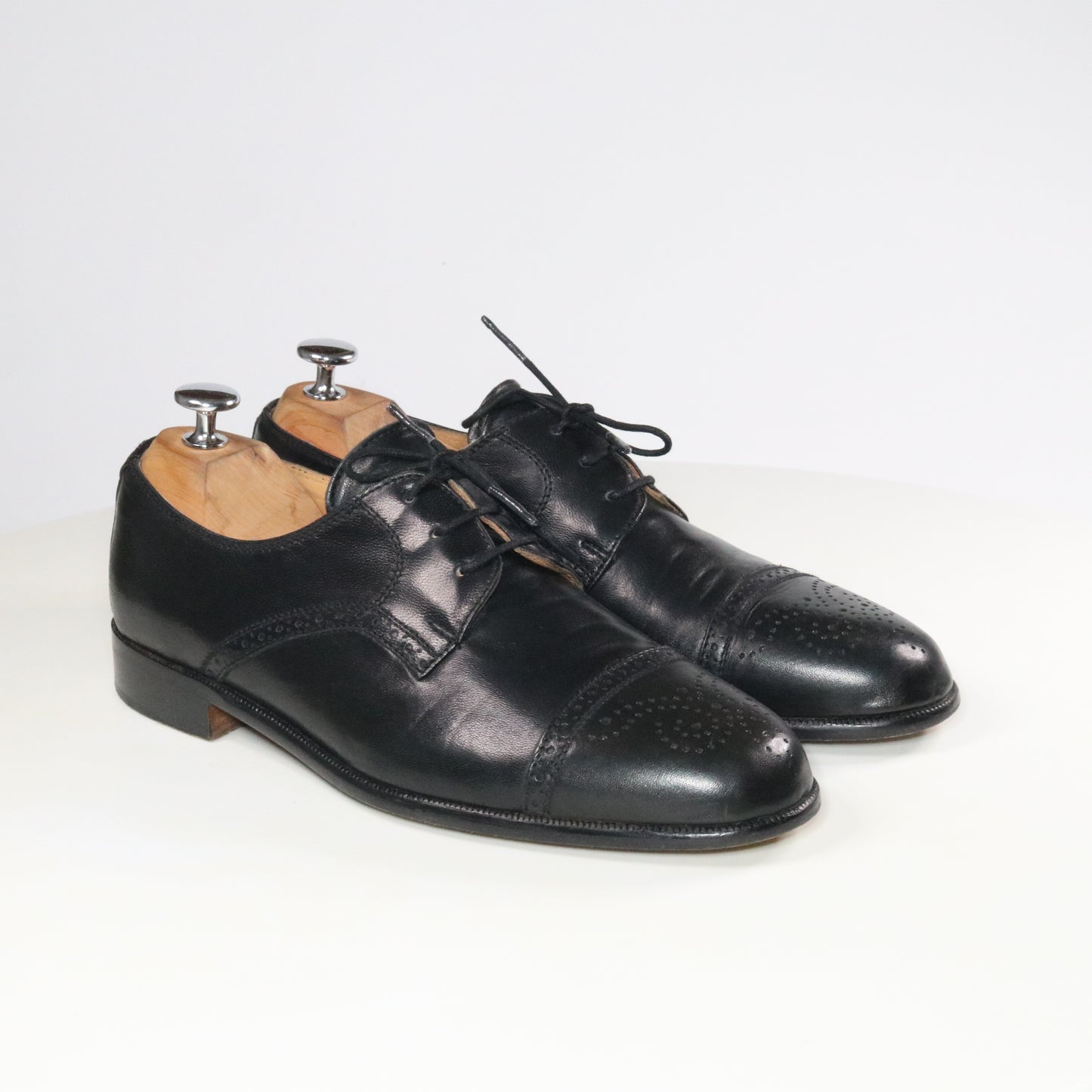 Bally Cap toe Derby Semi brogue