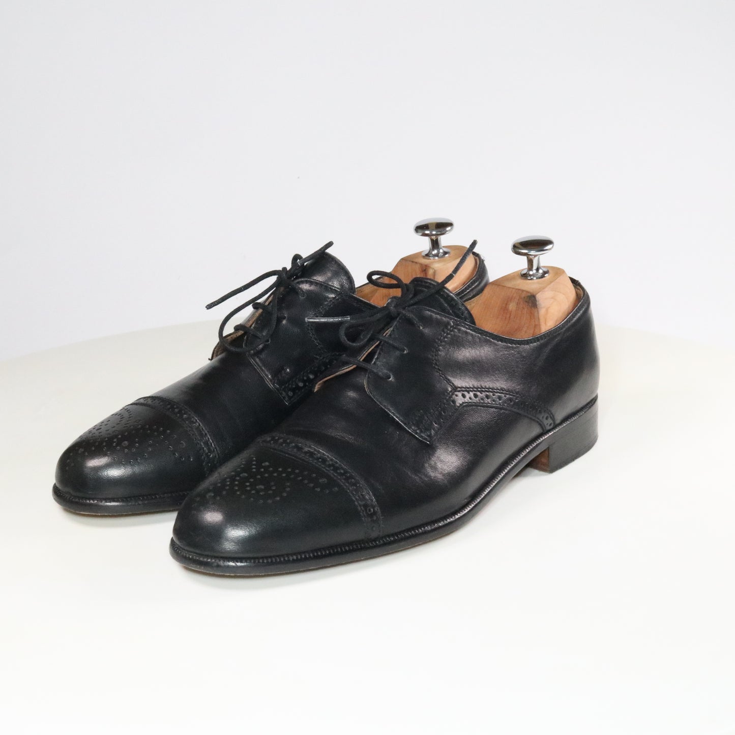 Bally Cap toe Derby Semi brogue