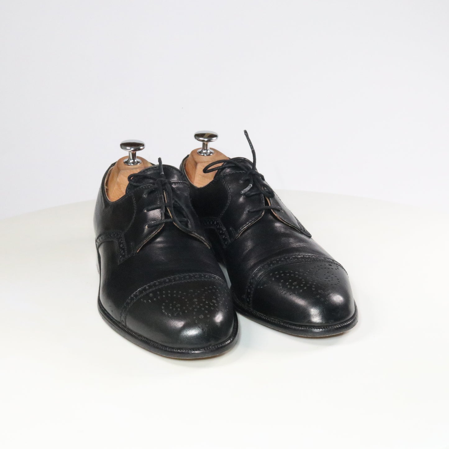 Bally Cap toe Derby Semi brogue