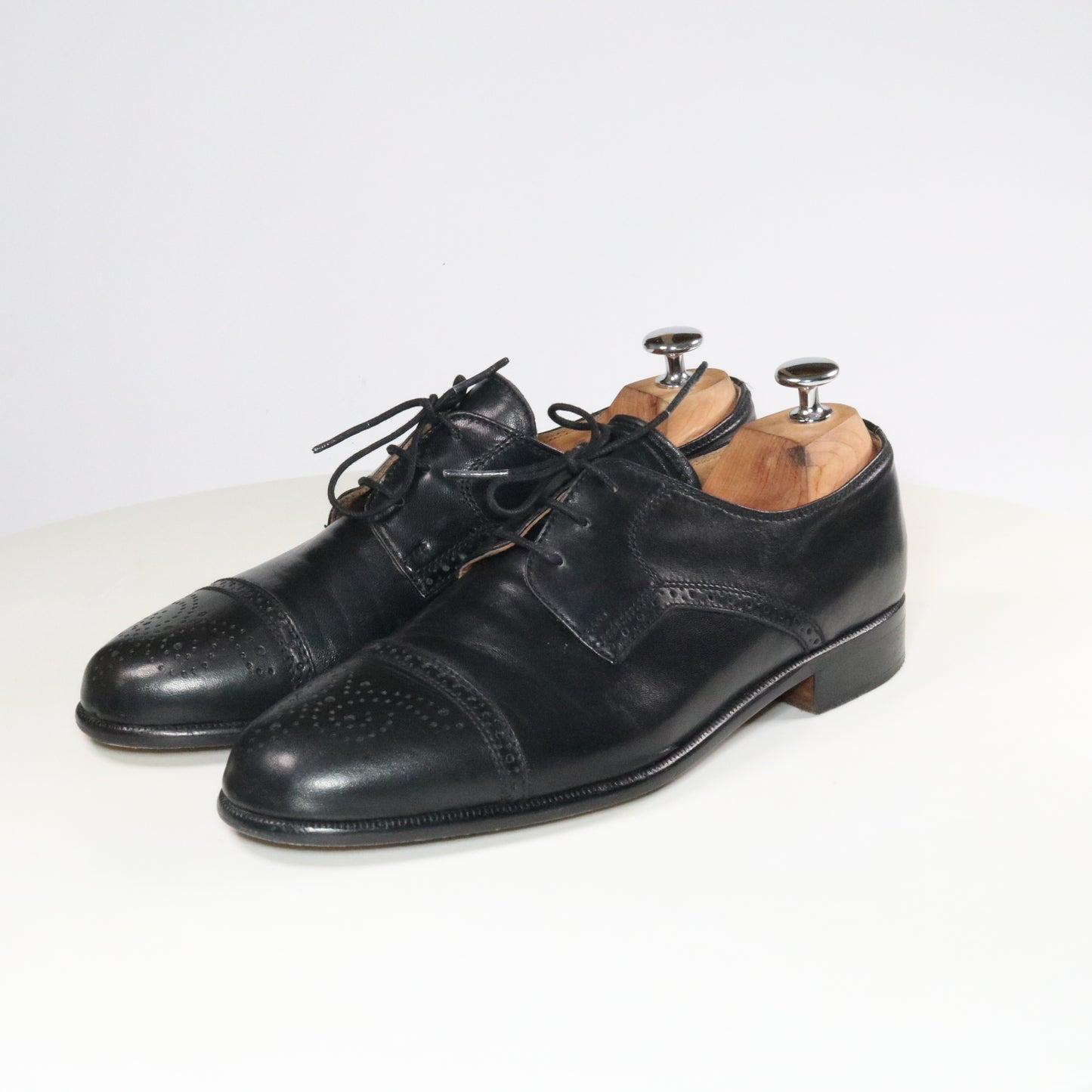 Bally Cap toe Derby Semi brogue