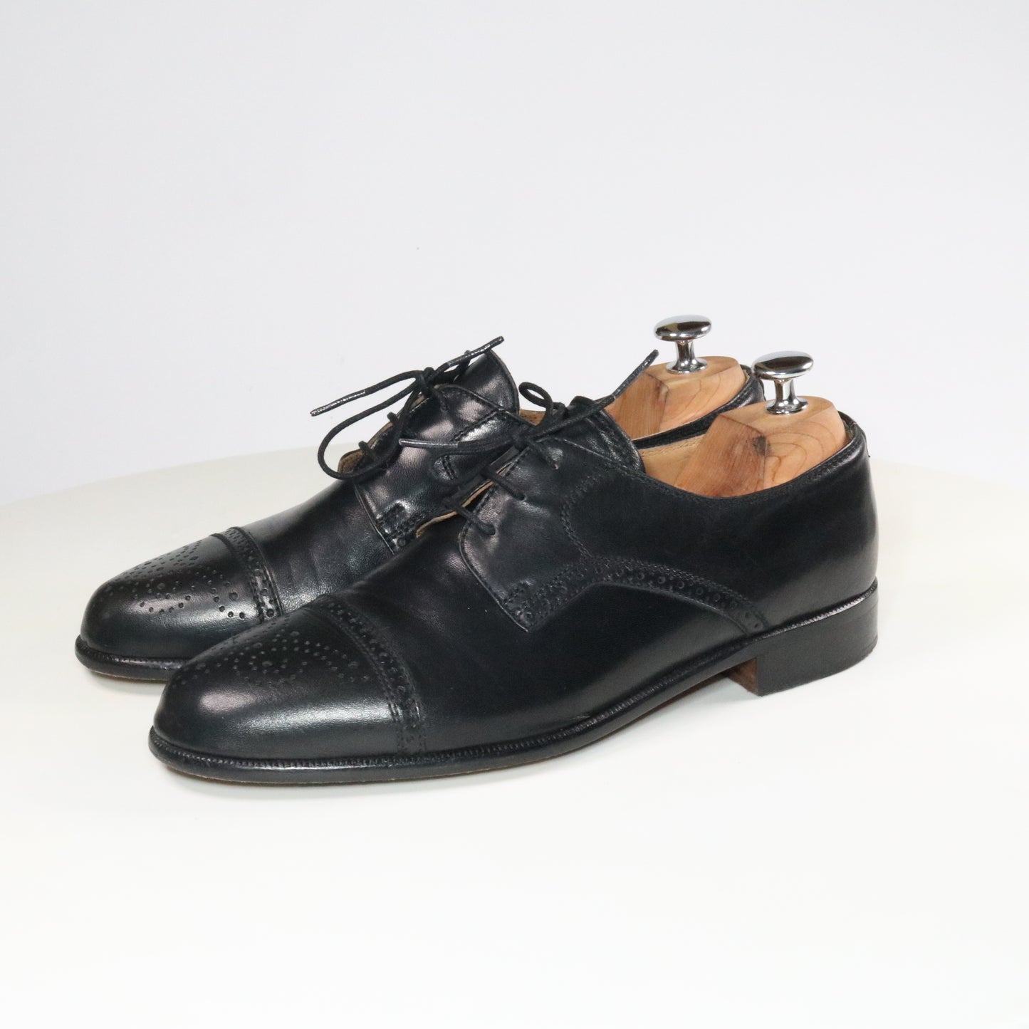 Bally Cap toe Derby Semi brogue