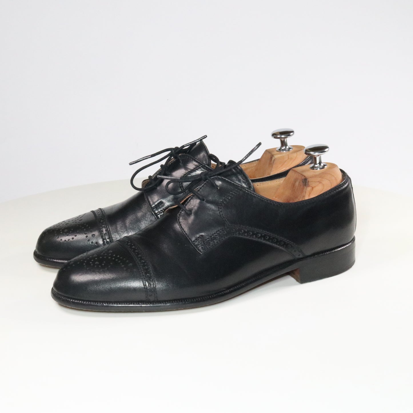 Bally Cap toe Derby Semi brogue